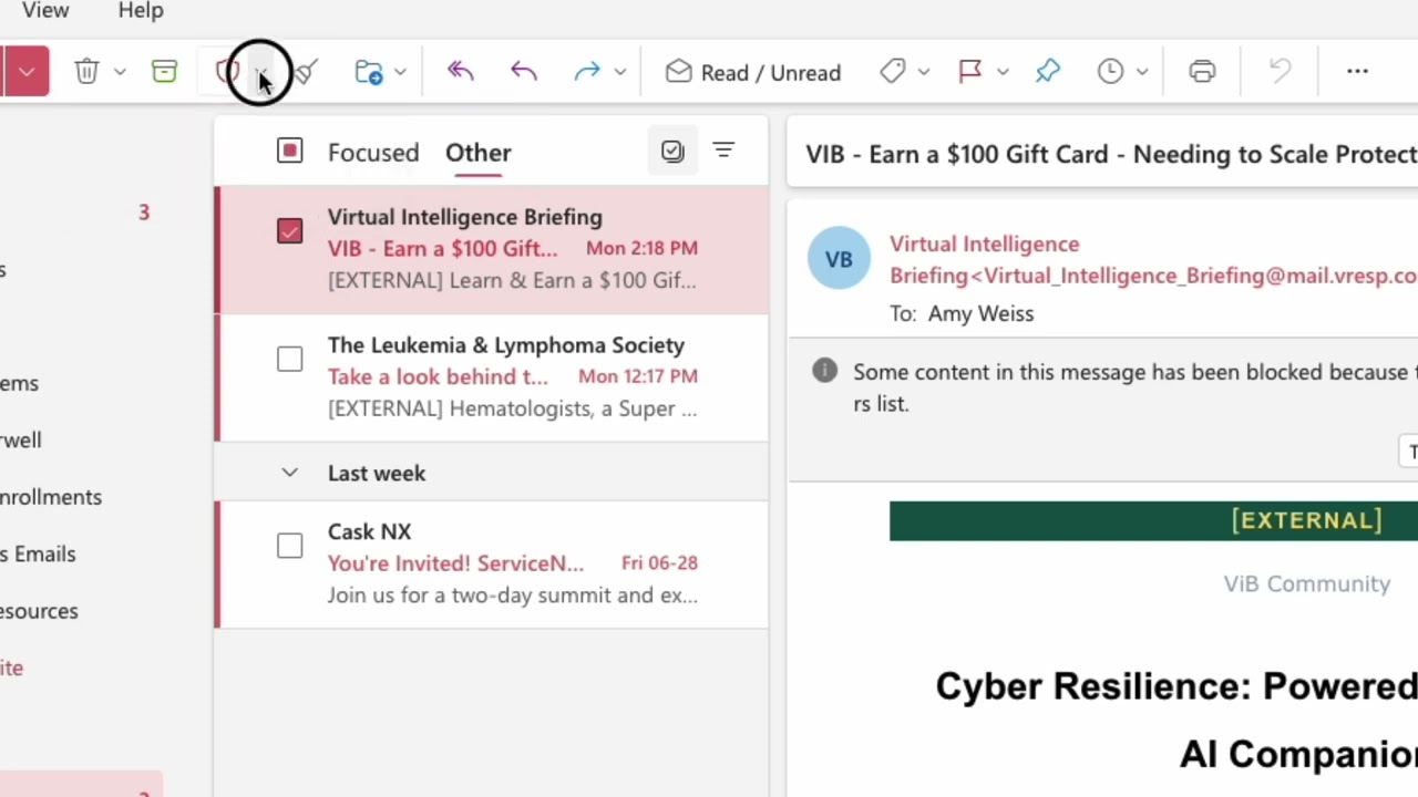 Wayne State C&IT: How to report phishing and junk emails in Outlook ...
