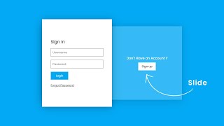 Responsive Sliding Login & Registration Form Using HTML CSS & Javascript Responsive Sliding Login & Registration Form Using HTML CSS & Javascript