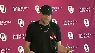 OU offensive coordinator Ben Arbuckle discusses loss to Michigan