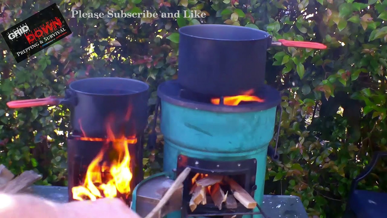 20 Rocket Stove vs. 150 Rocket Stove Head to Head YouTube