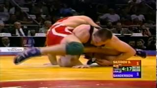 2003 Senior World Championships: 84 kg Final Sajid Sajidov (RUS) vs. Cael Sanderson (USA)