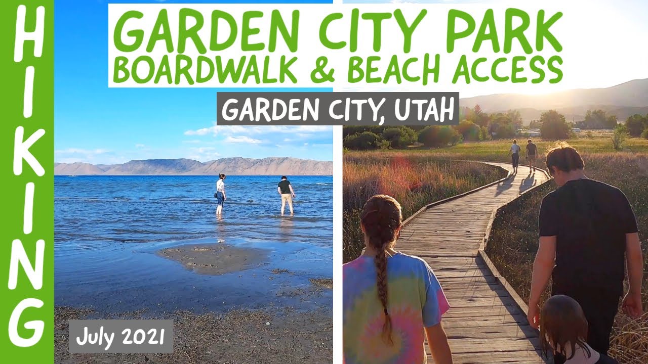 Walking Garden City Boardwalk and Beach (Garden City, Utah) + Great