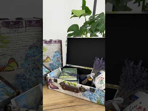 Набір 3х великих валіз з екошкіри Прованс 45*30*15 см Гранд Презент SH31202-079, видео 1