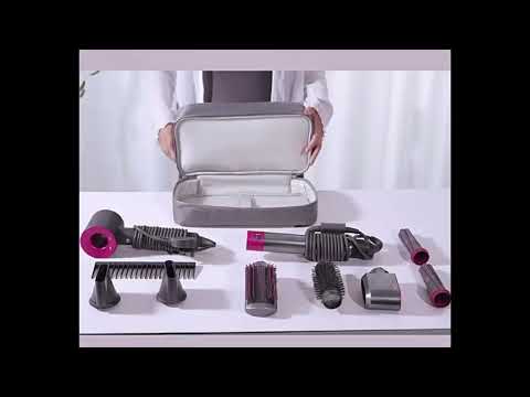 Сумка BUBM  UNI для зберігання фена або стайлера Dyson сіра, видео 1