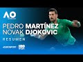 VÍDEO RESUMEN | Djokovic presenta su candidatura tras acabar con Pedro Martínez | Open de Australia