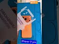 How to apply back membrane // iPhone 17 pro max / 17pro back skin with mega safe cover #shortvideo