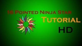 star ninja origami pointed tutorial