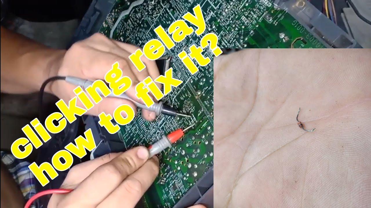 JVC 29" no power & clicking relay.. YouTube