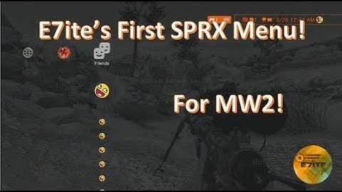 My First MW2 SPRX Menu Preview!