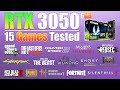 RTX 3050 6GB : New 15 Games Tested in 2026 - RTX 3050 6GB Gaming Test