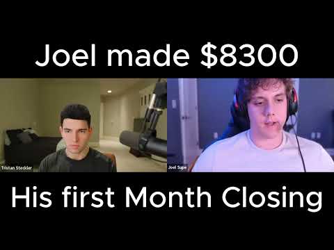 Joel Made $8,300 His First Month Closing High Ticket thumbnail