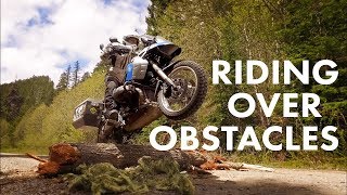 How to Ride Your ADV Motorcycle Over Obstacles - No Need to Turn Around and Go Back - R1200GS screenshot 5