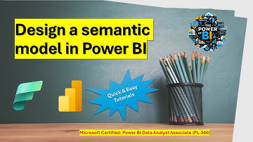 Design a semantic model in Power BI #powerbi #powerbiforbeginners #powerbitricks #semanticmodel