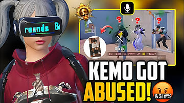 Conqueror Streamer *ABUSED Kemo! 🤬 | BGMI Conqueror Lobby Gameplay 