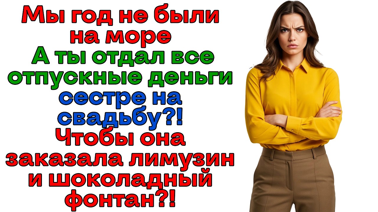 Муж спустил деньги на свадьбу золовки! И остался ни с чем! | Женские истории | Аудиорассказ
