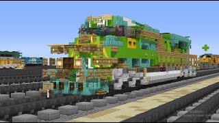 Minecraft Norfolk Southern EMD SD70ACe Illinois Terminal Heritage unit
