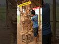 Mata Di | Amazing Woodcraft of Matarani | Navratri suru🙏 #shorts #woodscraft #woodcarving #matarani