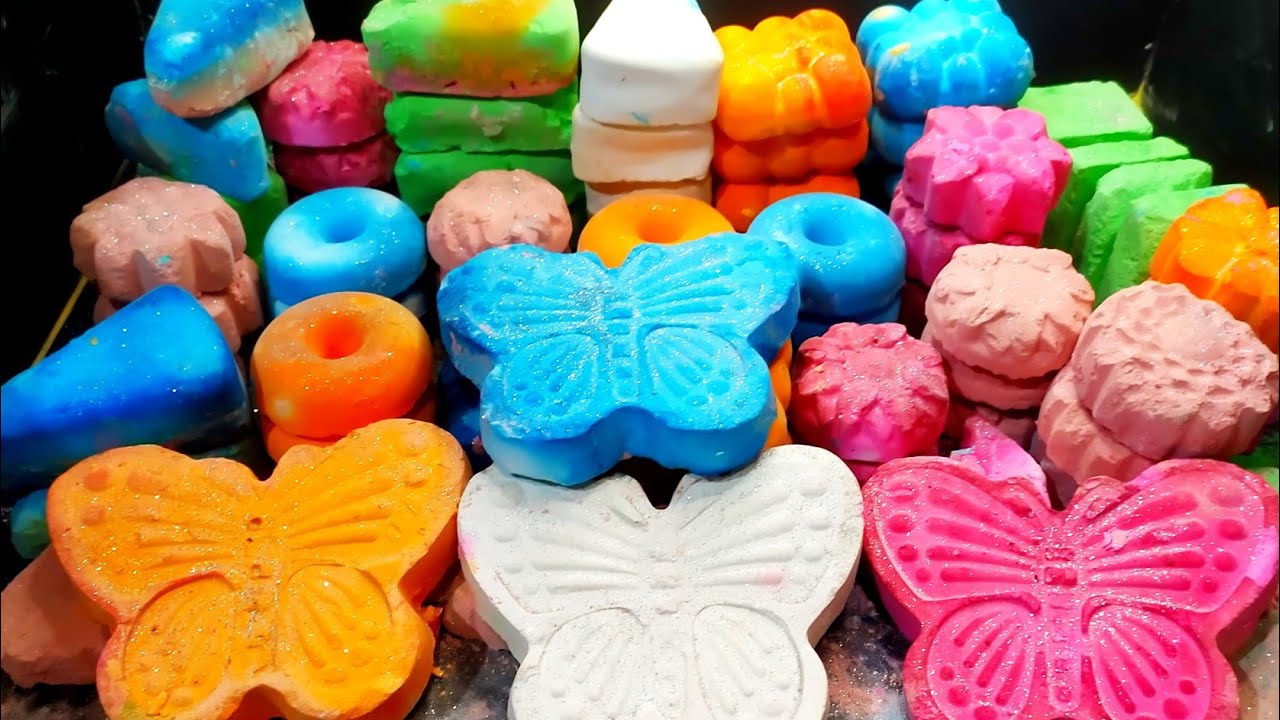 Soft and dusty gym chalk،satisfying #asmr #odlysatisfying #relax 