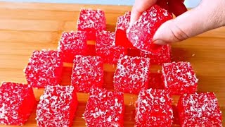 World Smallest Crystal Jelly With Coconut How To Make Kohakuto Crystal Candy