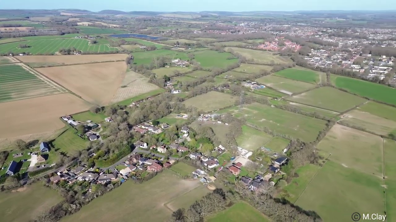 Evening over denmead 