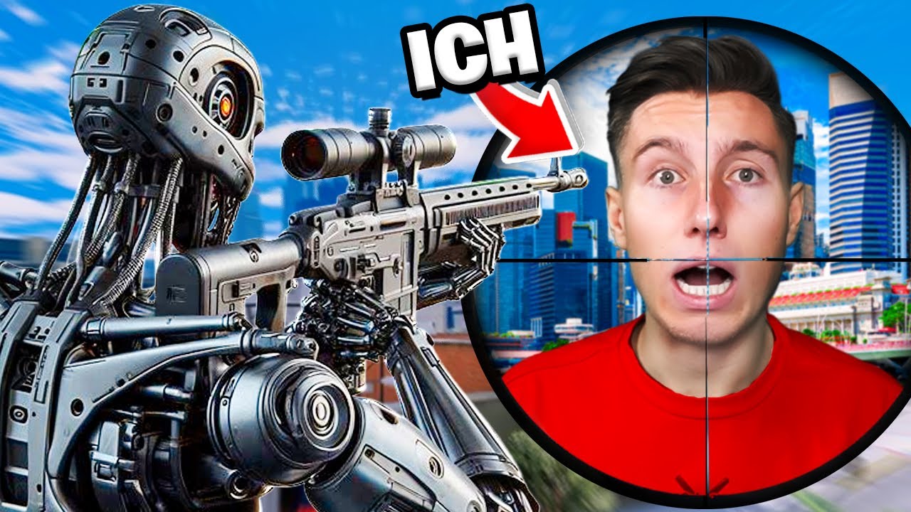 24 Stunden KOPFGELD gegen ROBOTER POLIZEI überleben!