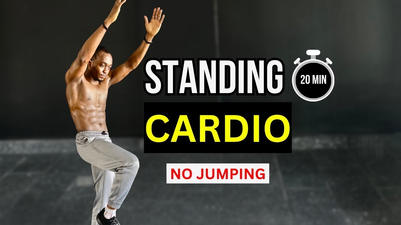 Burn 400 Calories in 20 Min at Home🔥Standing Cardio Workout - No ...