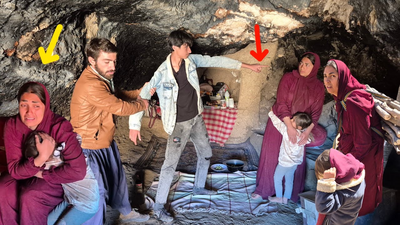 Документальный фильм: Вдова: Крупный штраф и унижение матери пещерного человека.