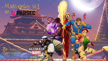 UMvC3 Mods Only PARSEC set--- Cammy, Hunk, Rashid, Evil Ryu, Cyclops & Ken.  100 Subs Appreciation