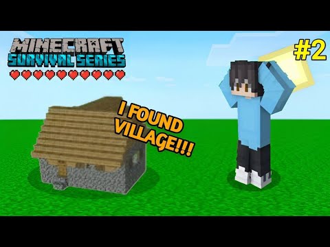 I FOUND A VILLAGE IN MINECRAFT SURVIVAL 🔥 || MINECRAFT SURVIVAL SERIES ...