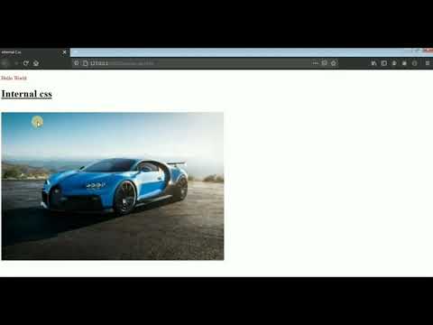 Internal css | how to use internal css in html | CSS internal stylesheet