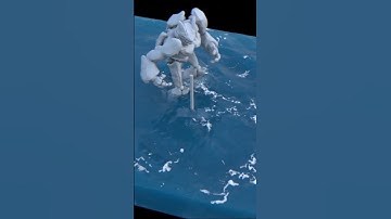 Water sim in Houdini Karma #Houdini #water #cgi