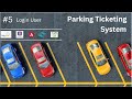 #5 How to Login User Accounts by Creating Session | Parking Ticket System | Tech-O-Freak