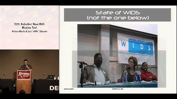 DEF CON 16 - Nelson Murilo & Luiz Eduardo: Beholder: New wifi monitor tool