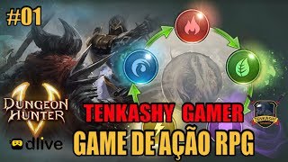 DUNGEON HUNTER 5 AÇÃO RPG O INÍCIO DA GAMEPLAY PT-BR screenshot 2