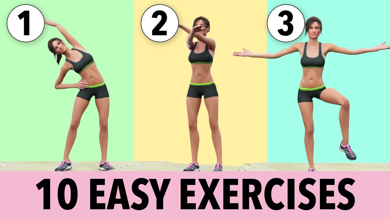 10 Easy Exercises To Stretch And Warm Up Youtube