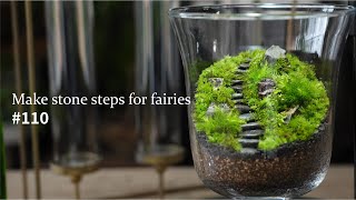 Small stone steps of fairies [How to make a moss terrarium] #110