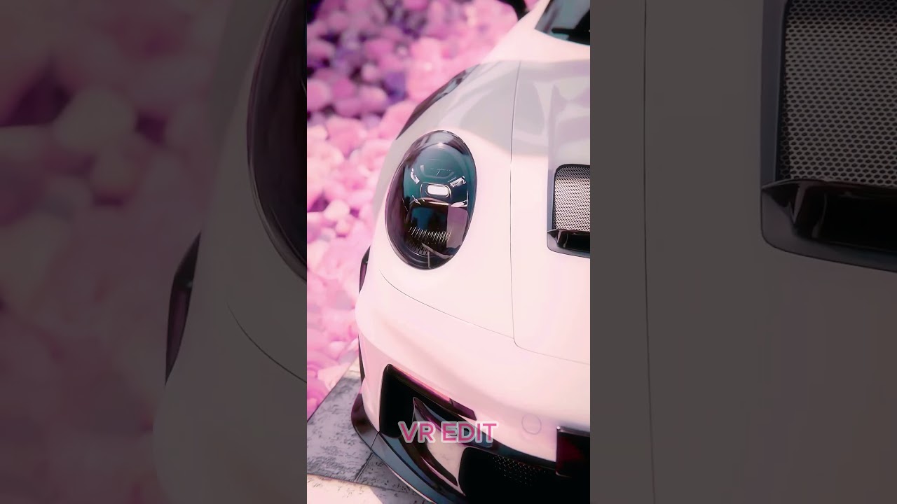 pink porsche