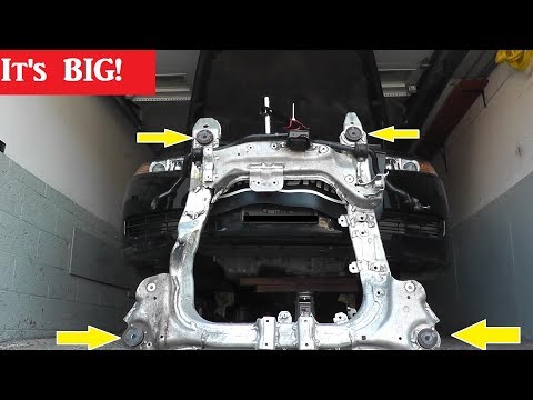 How To Replace A Crossmember or Subframe with Basic Tools Part 1