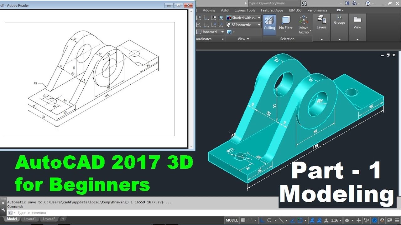 Hướng Dẫn Sử Dụng Các Lệnh 3D Cơ Bản