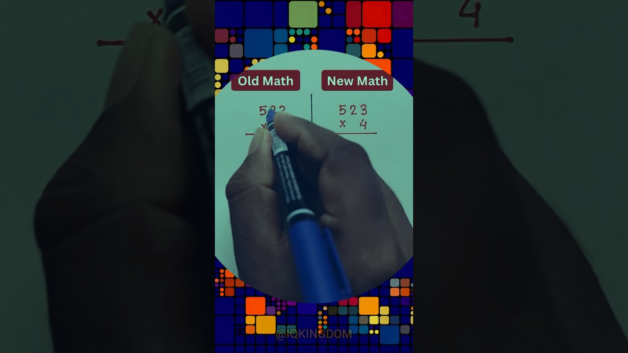 EASY MATHS TRICKS|MULTIPLICATION|OLD MATH|NEW MATH|#mathstricks #mathematics #maths #shorts