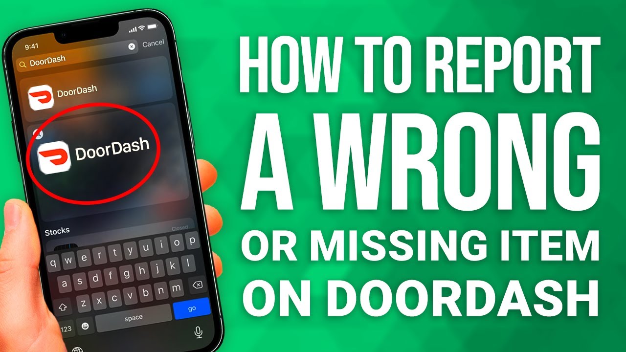 Door Dash Missing Item