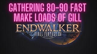 FFXIV Endwalker - Leveling Gatherer's 80-90 Fast, Less than 3 hours