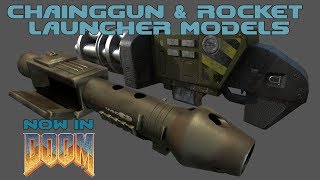 Chaingun & Rocket Launcher HUD Weapon Models