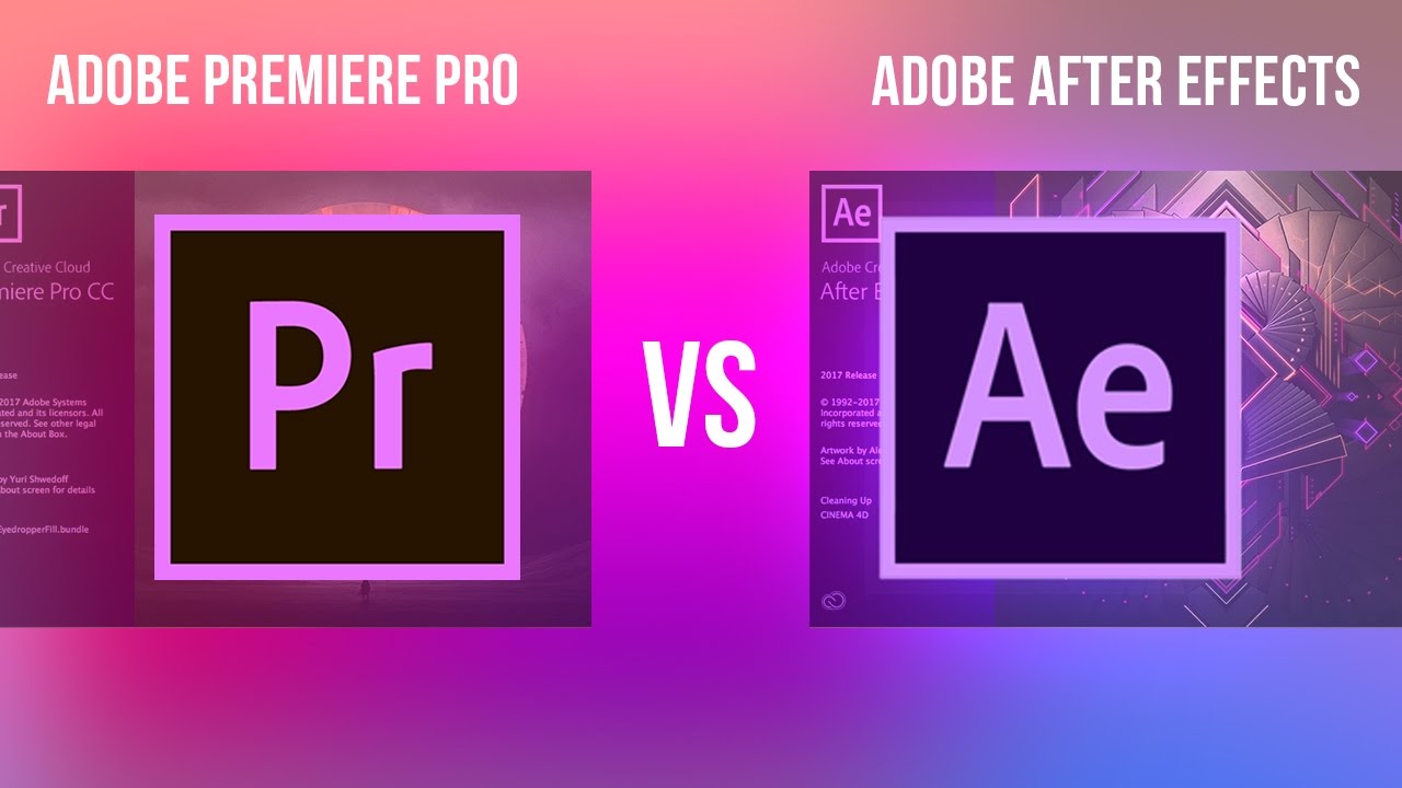 after effects and premiere pro difference