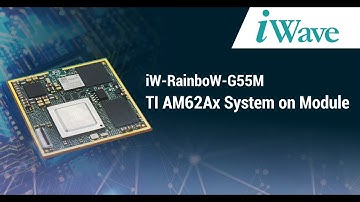 iW-RainboW-G55M: System on Module Powered by TI AM62Ax for Automotive and Industrial Applications