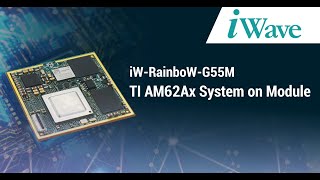 iW-RainboW-G55M: System on Module Powered by TI AM62Ax for Automotive and Industrial Applications
