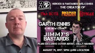 Garth Ennis signing at Heroes & Fantasies