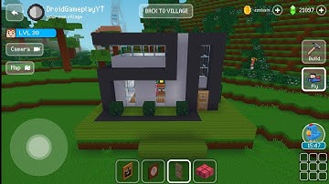 Small Modern House - Block Craft 3d: Building Game