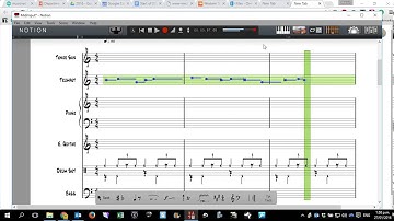 Notion 5: Midi Keyboard and Guitar Tab/Notation Conversion