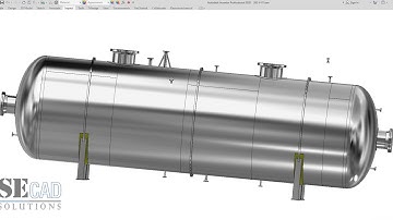 3D Modeling for pressure vessel, linked to Pv Elite Access file - Cost report